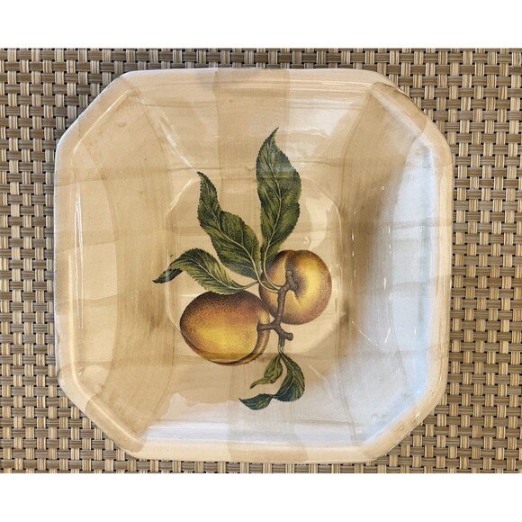 Garantito Per Alimenti Ceramica Due Torri Square Serving Plate Italy 8.5” - Picture 1 of 3